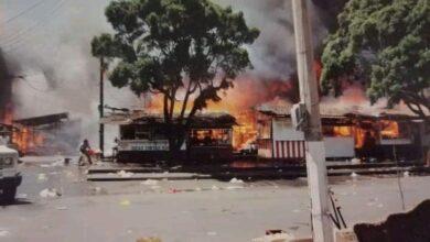 Incendio del Mercado Municipal de Pátzcuaro