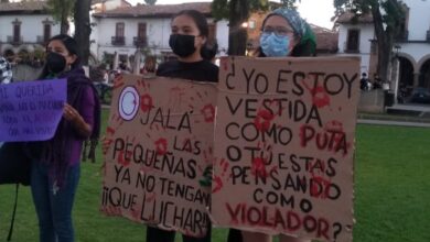 Marcha 8M pátzcuaro