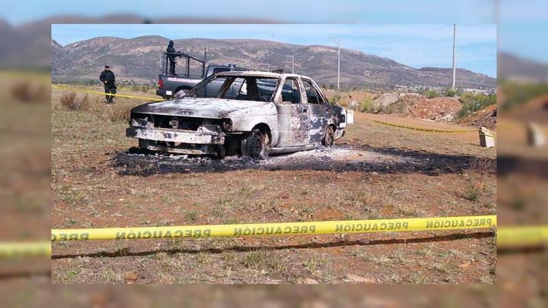taxi quemado pátzcuaro