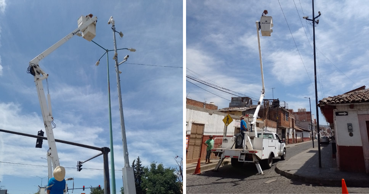 cámaras de vigilancia en Pátzcuaro