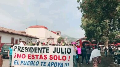 Acarreados marcha Julio Arreola