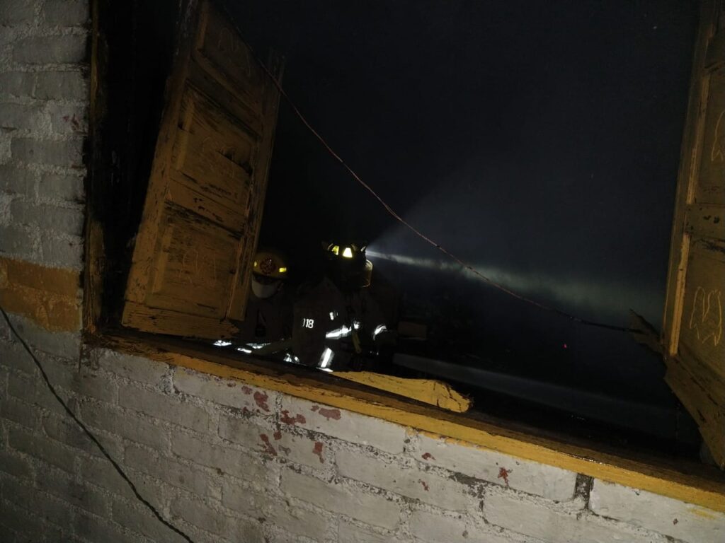 Se incendió una casa en Pátzcuaro