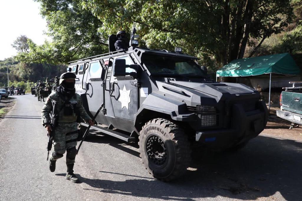 Detenidos, armas y vehículos asegurados, resultado de operativo en San Juan Nuevo Parangaricutiro