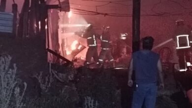 Se incendia casa en colonia de Pátzcuaro