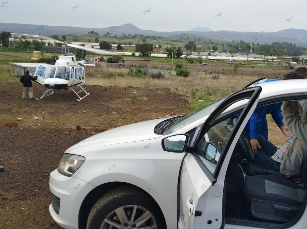 helicóptero infarto Pátzcuaro-Morelia