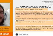 Se busca Gonzalo Leal Borrego desaparecido Pátzcuaro