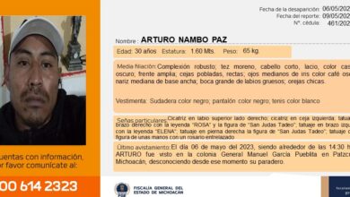 Solicitan ayuda para encontrar a desaparecido en Pátzcuaro