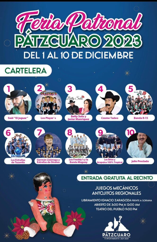 Feria Patronal 2023 de Pátzcuaro