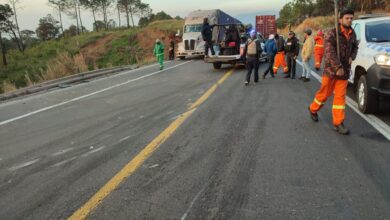 Accidente en la autopista Pátzcuaro - Lázaro Cárdenas