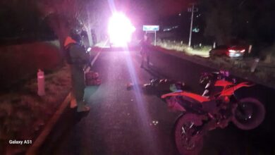 Trágico accidente en Huiramba: Motociclista pierde la vida