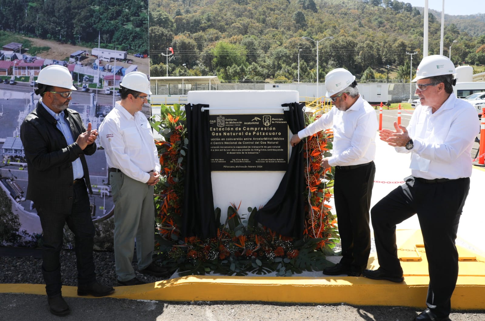 Inaugura Bedolla nueva estación de Cenagas en Pátzcuaro