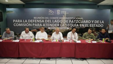 Instruye Bedolla crear proyecto para mejorar uso del agua en distrito de riego de Pátzcuaro