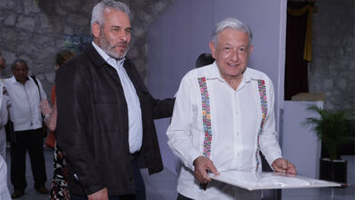 Reconocen Sheinbaum y AMLO avances de seguridad en Michoacán