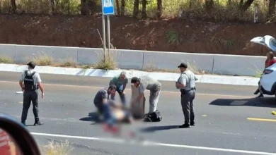 Motociclista pierde parte de una pierna tras ser atropellado en la Autopista Siglo XXI