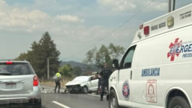 Muere una persona en accidente en La Tinaja, Pátzcuaro