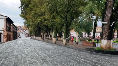 Plaza Vasco de Quiroga en Pátzcuaro
